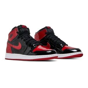 AIR JORDAN 1 RETRO HIGH OG GS ‘Patent Bred’